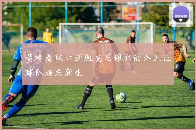 黄蜂豪取六连胜克尼佩尔的加入让球队焕发新生